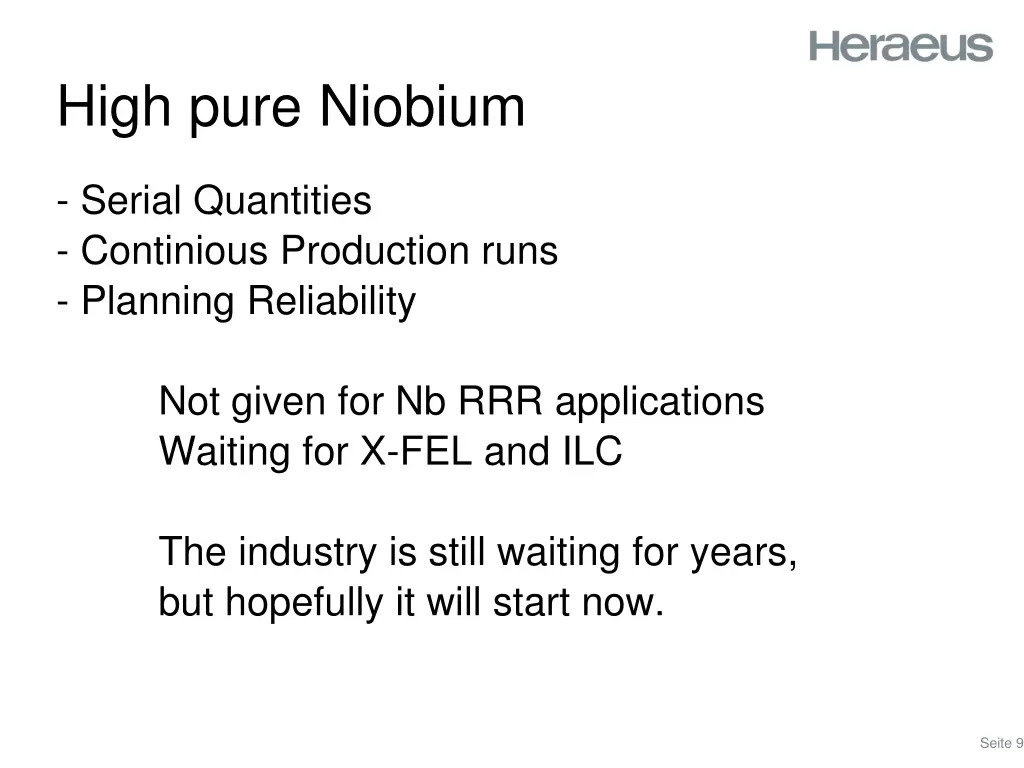 high pure niobium 4