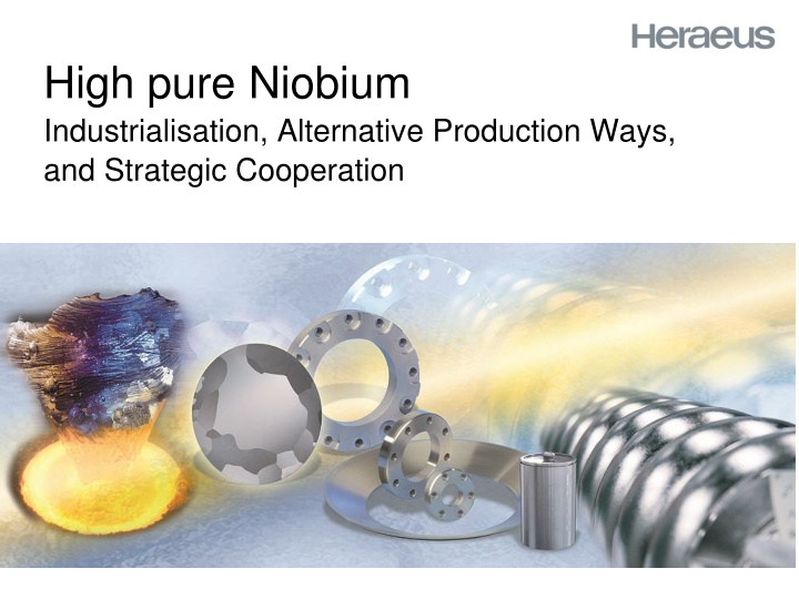 high pure niobium industrialisation alternative