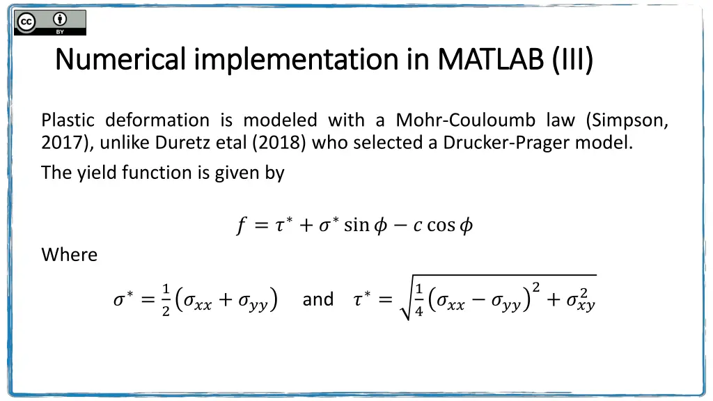 numerical implementation in matlab iii numerical