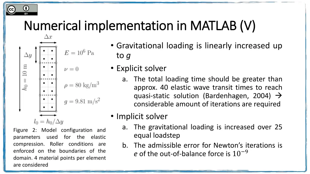 numerical implementation in matlab v numerical