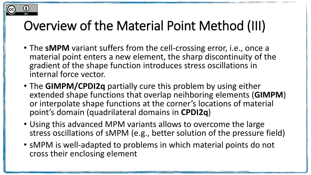 overview of the material point method