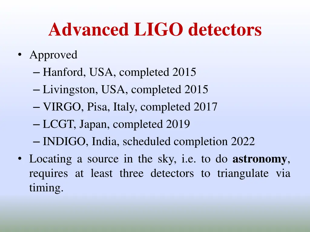 advanced ligo detectors