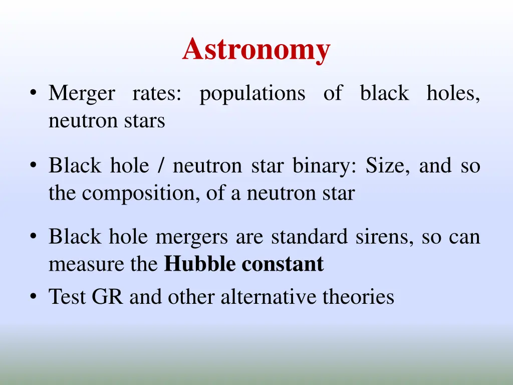 astronomy