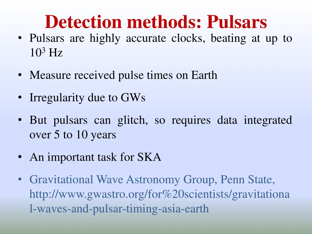 detection methods pulsars pulsars are highly