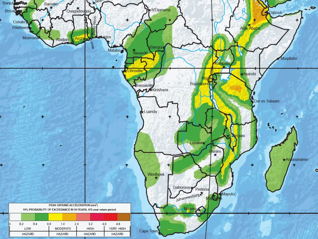 seismic hazard map