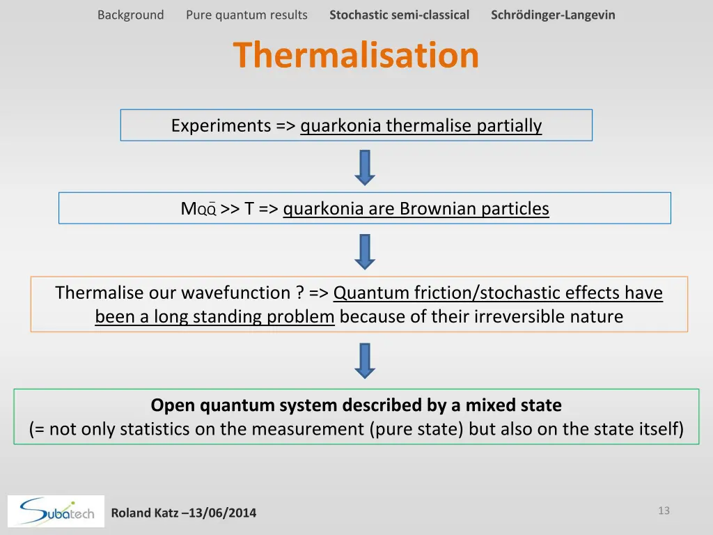 background pure quantum results stochastic semi 10