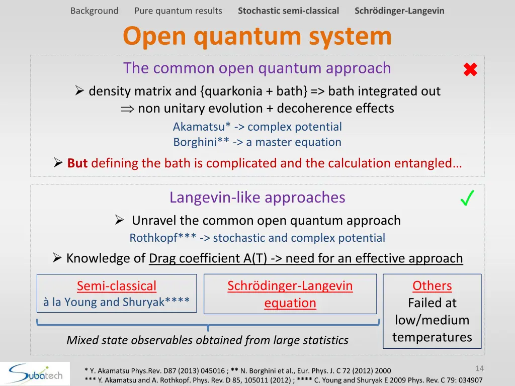 background pure quantum results stochastic semi 11