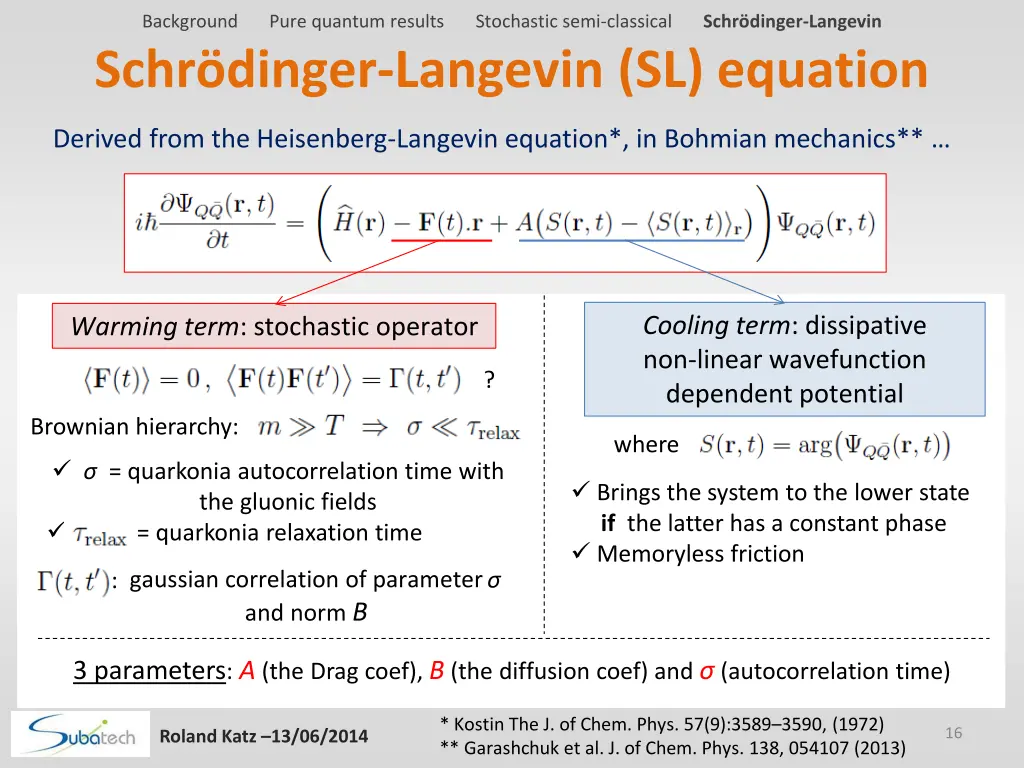 background pure quantum results stochastic semi 13