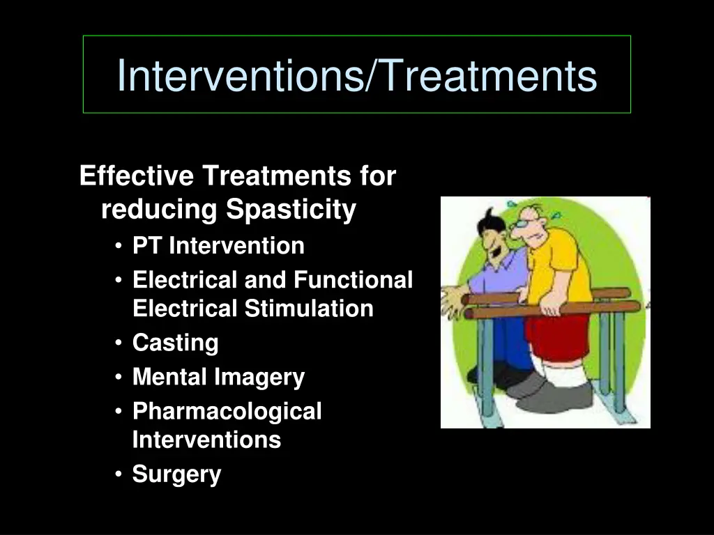 interventions treatments