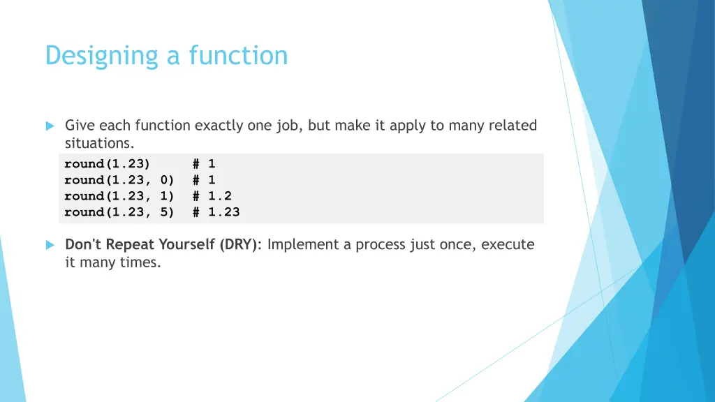 designing a function