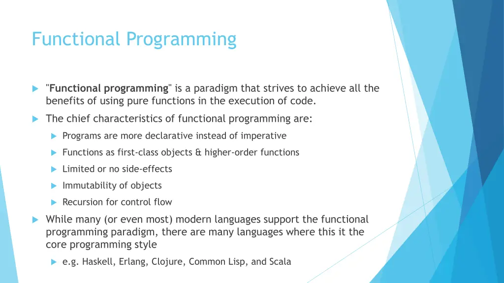 functional programming 1