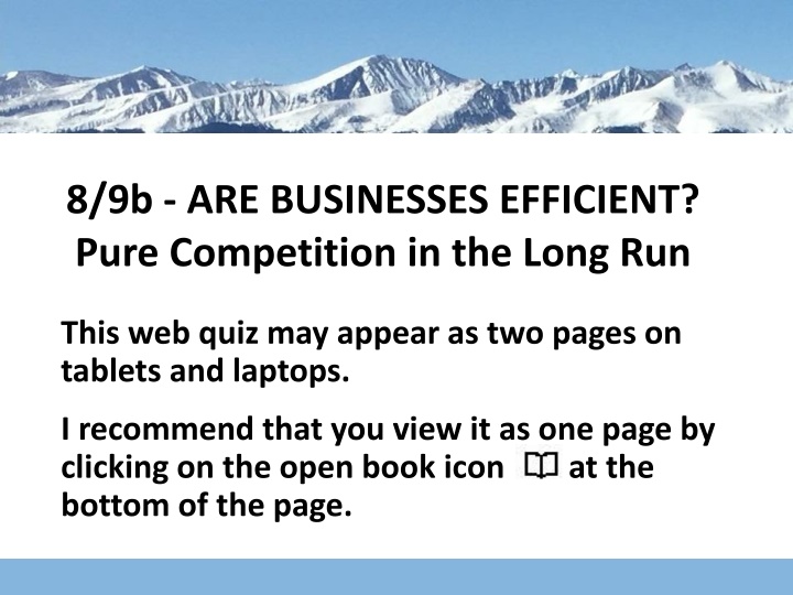 8 9b are businesses efficient pure competition