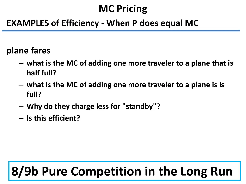 mc pricing 7