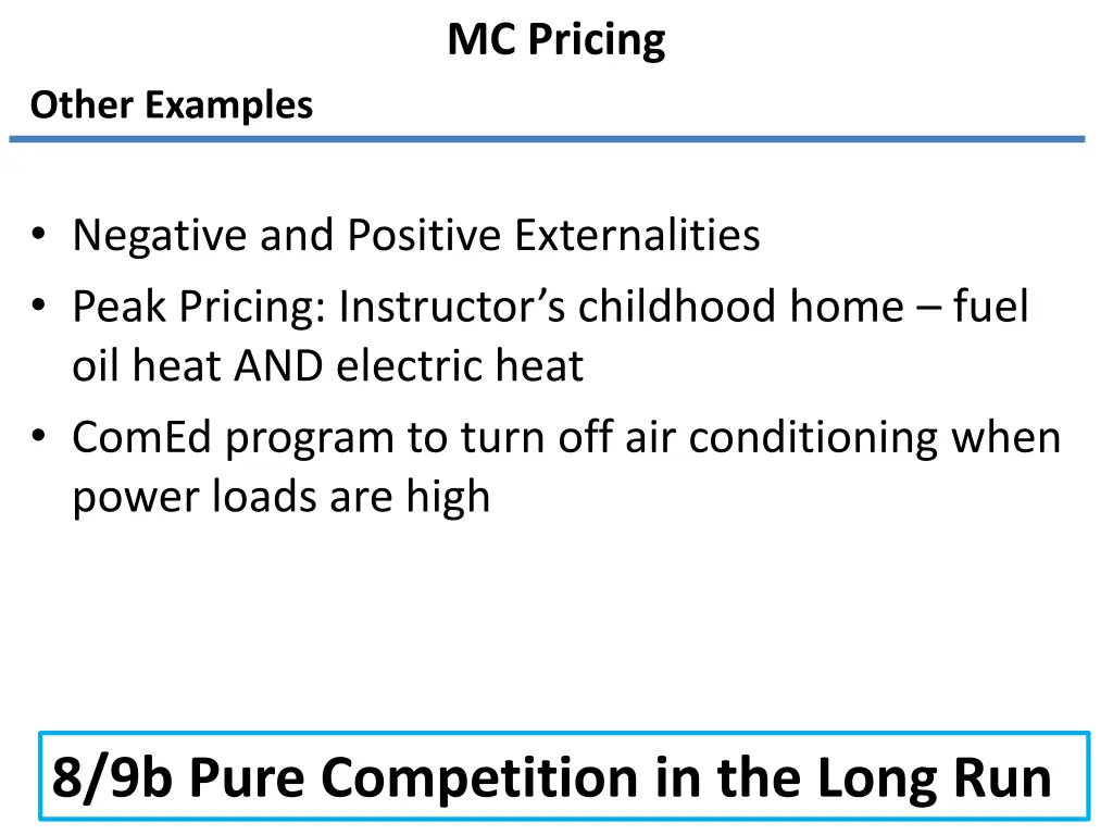 mc pricing 9