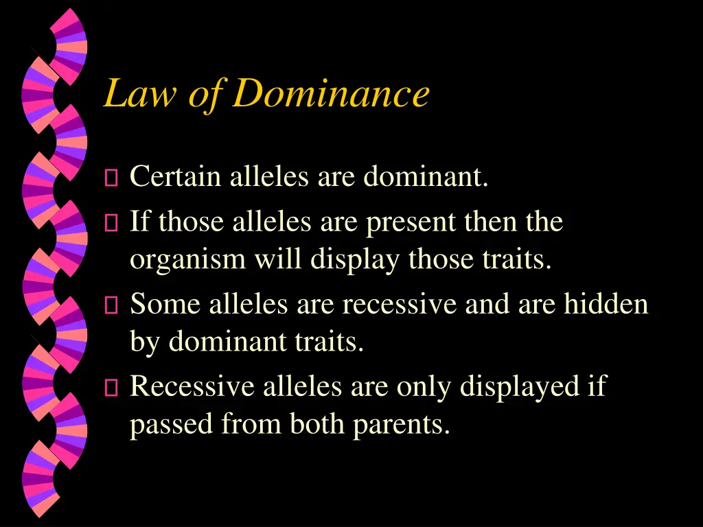 law of dominance