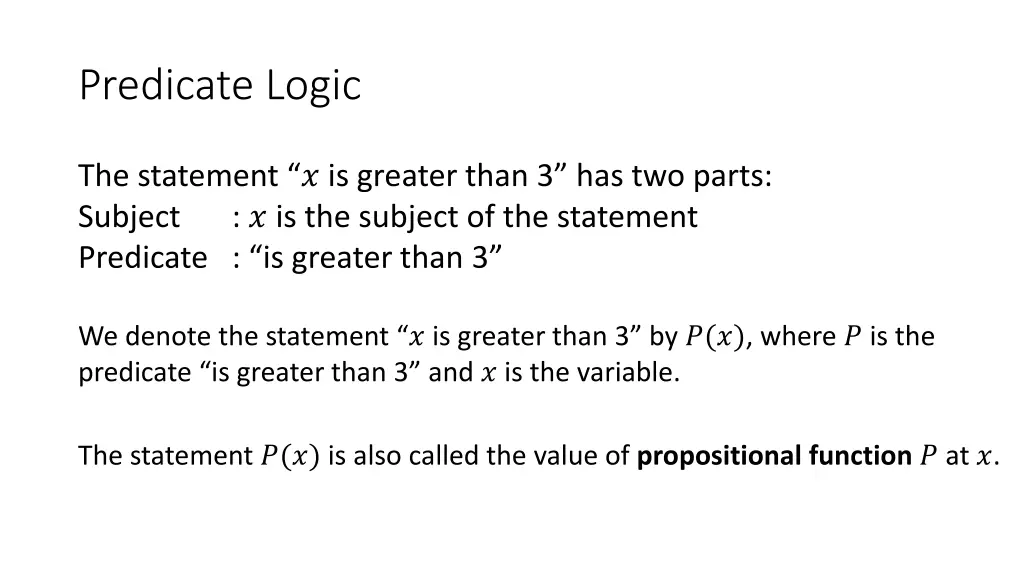 predicate logic 1