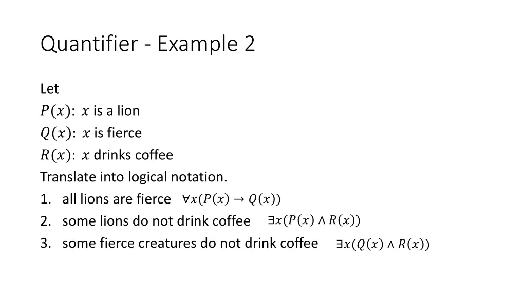 quantifier example 2