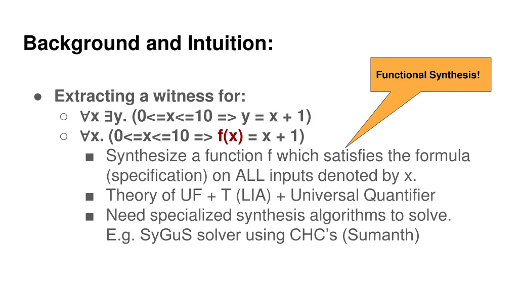 background and intuition 10