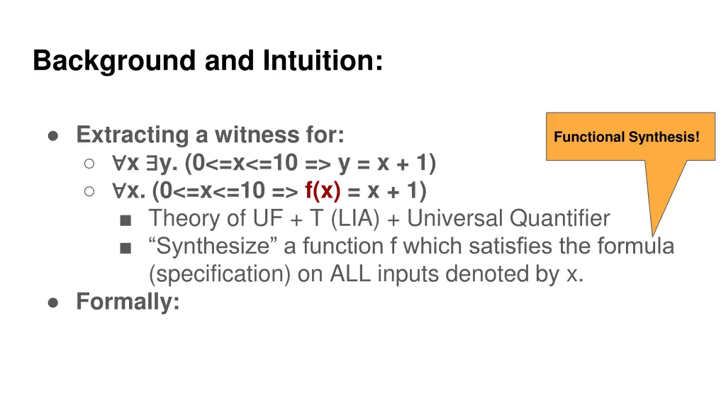 background and intuition 8