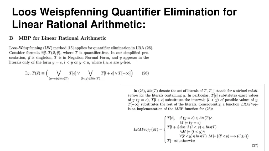 loos weispfenning quantifier elimination