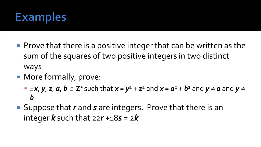 prove that there is a positive integer that