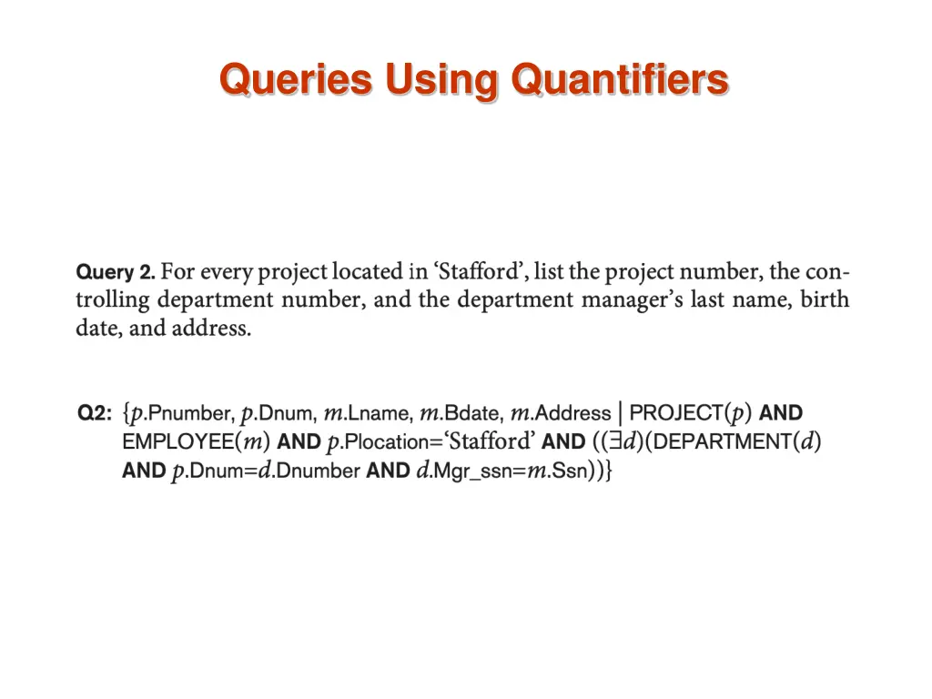 queries using quantifiers 1