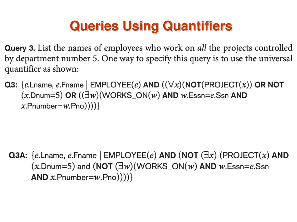 queries using quantifiers 2