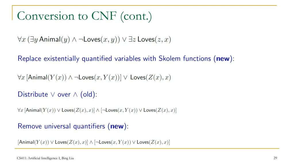 conversion to cnf cont 1