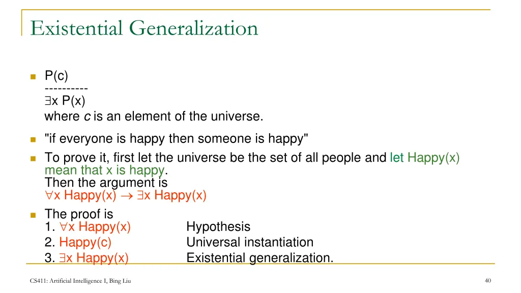 existential generalization