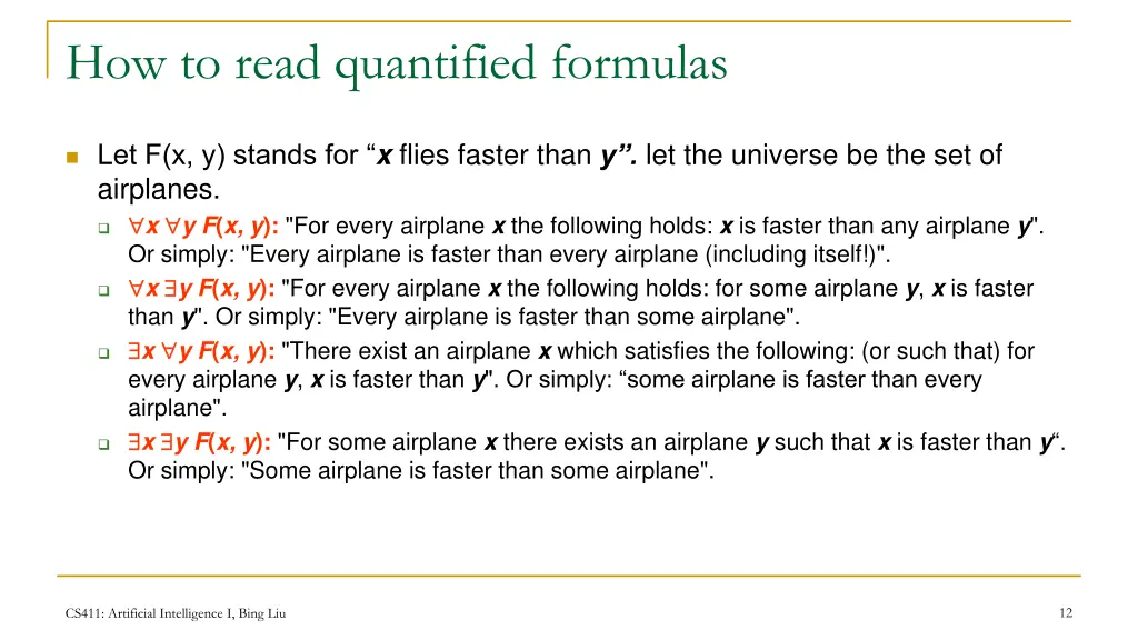 how to read quantified formulas