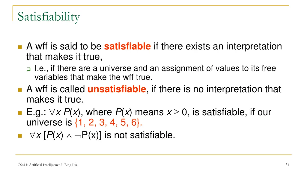 satisfiability