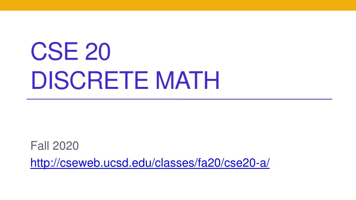 cse 20 discrete math