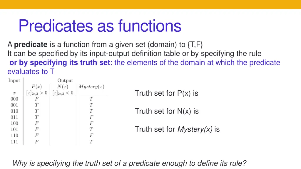 predicates as functions 2