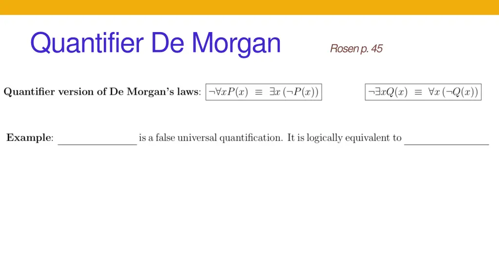 quantifier de morgan