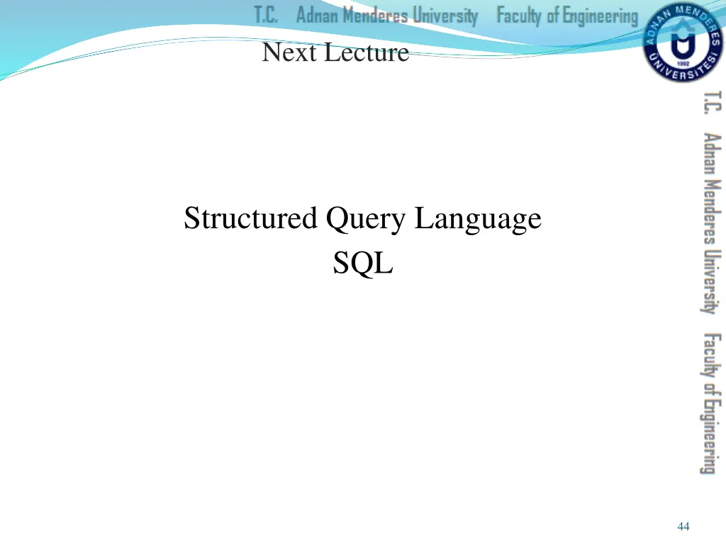 next lecture