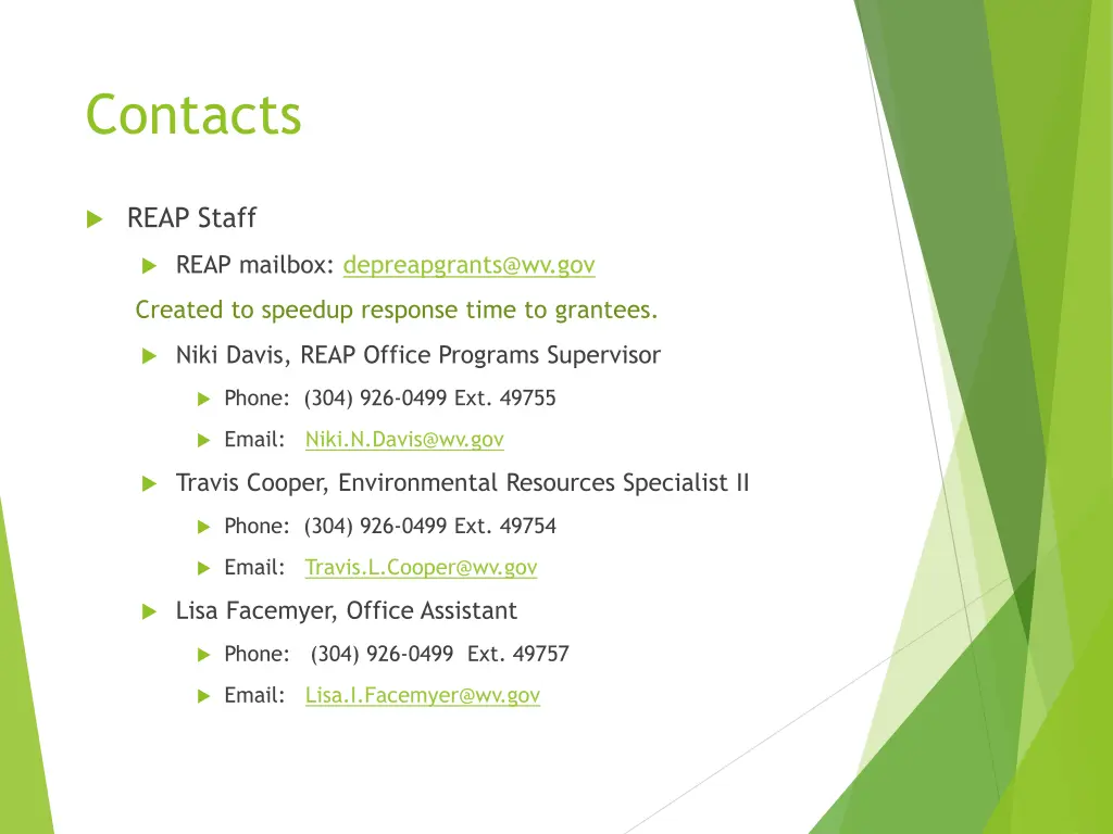 contacts