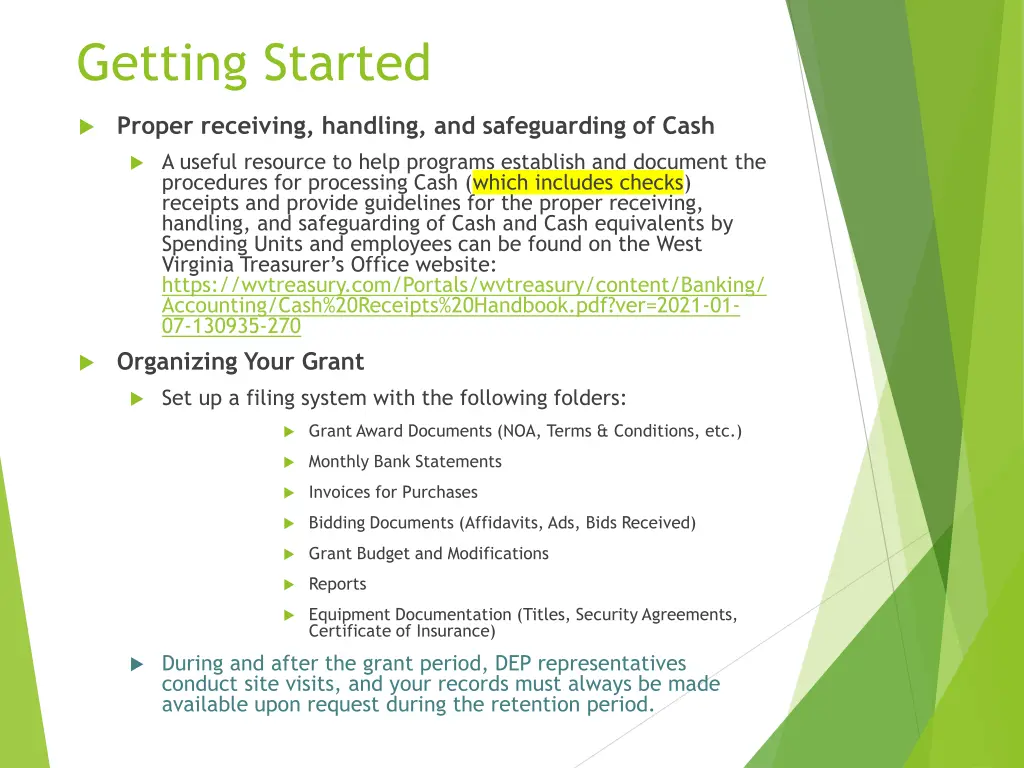 getting started 1