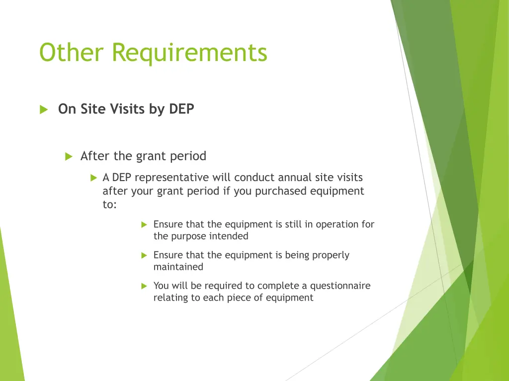 other requirements 1