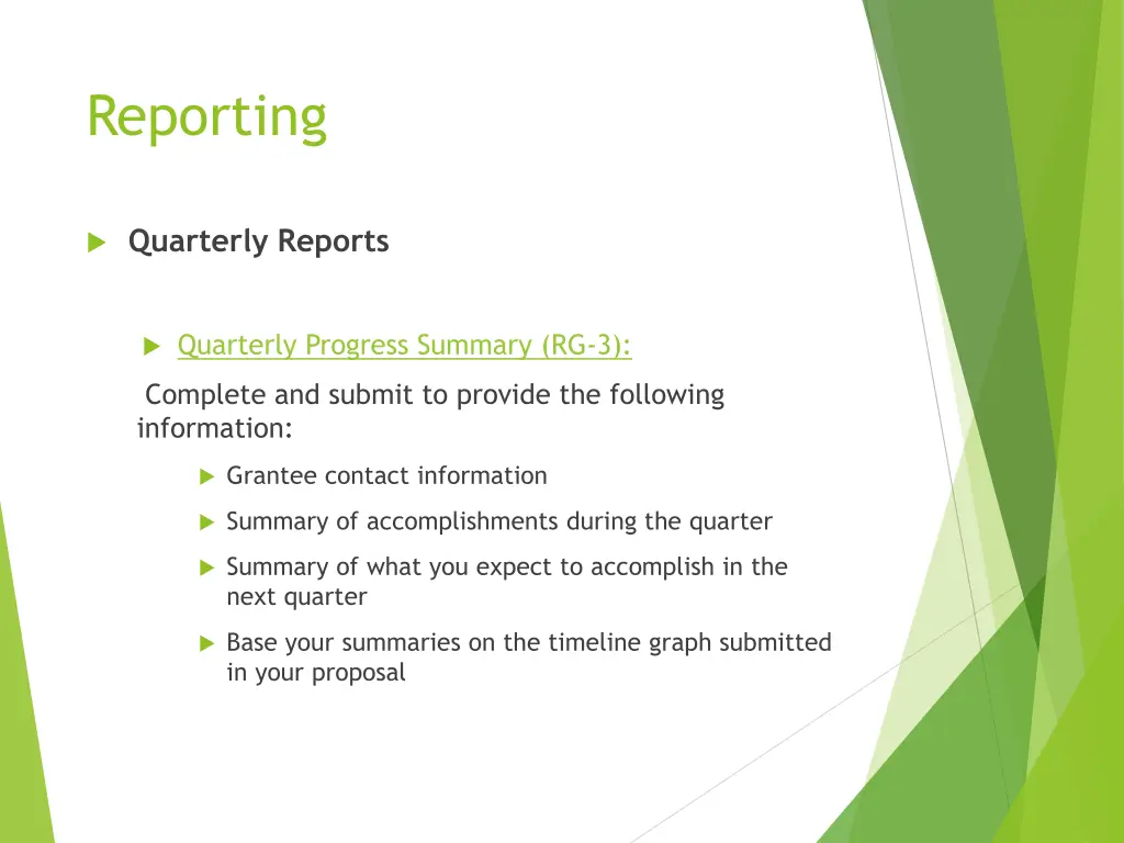 reporting 3