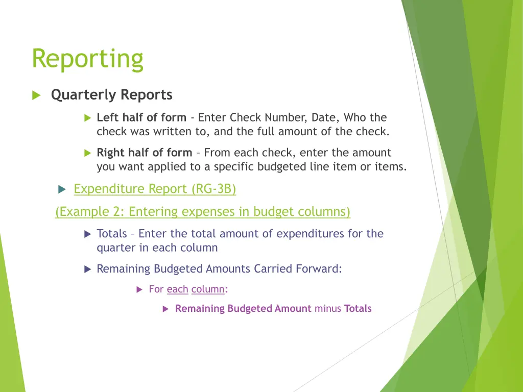 reporting 6