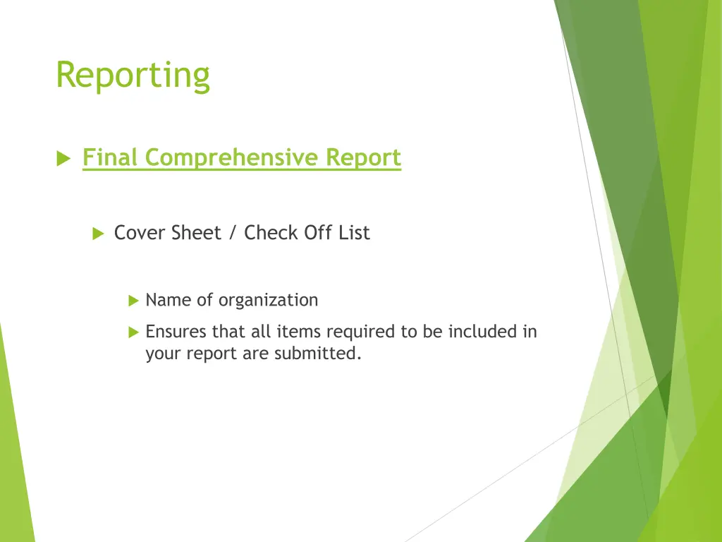 reporting 9