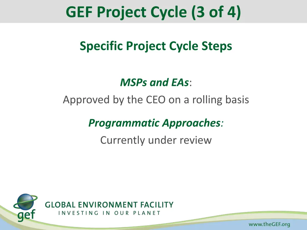 gef project cycle 3 of 4