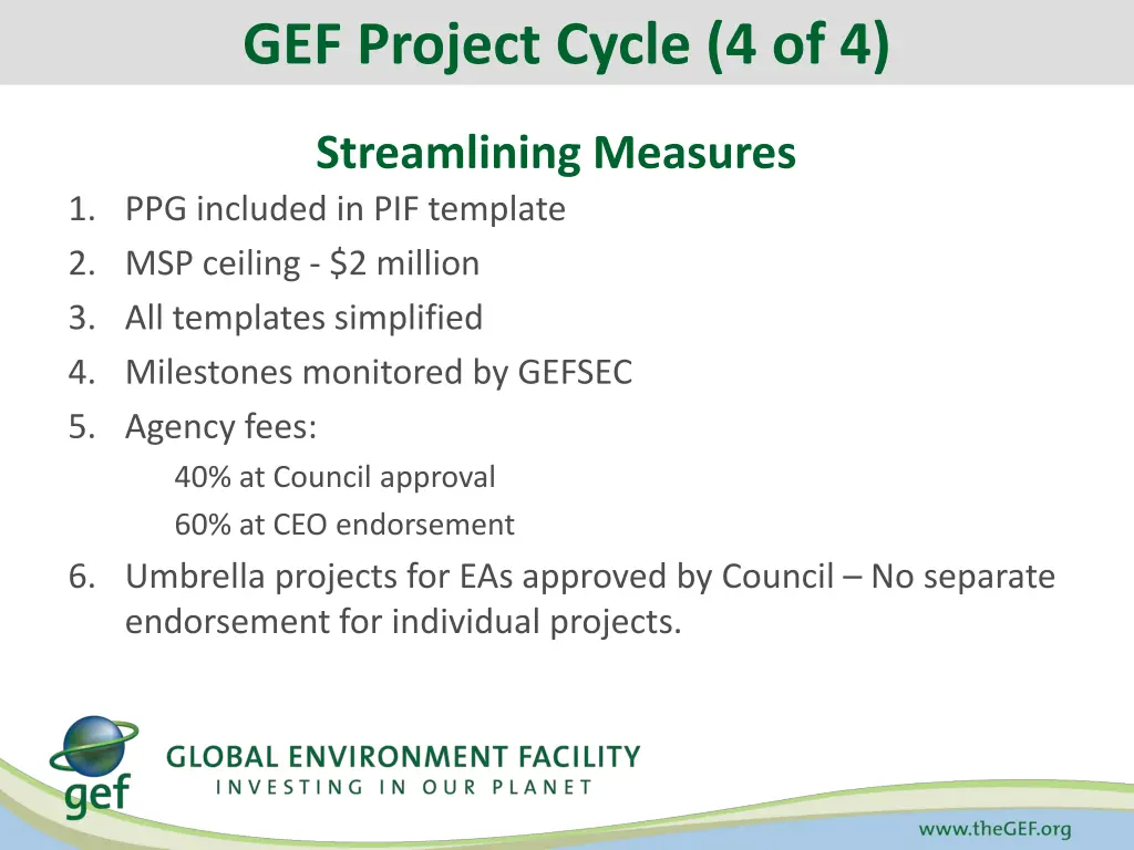 gef project cycle 4 of 4