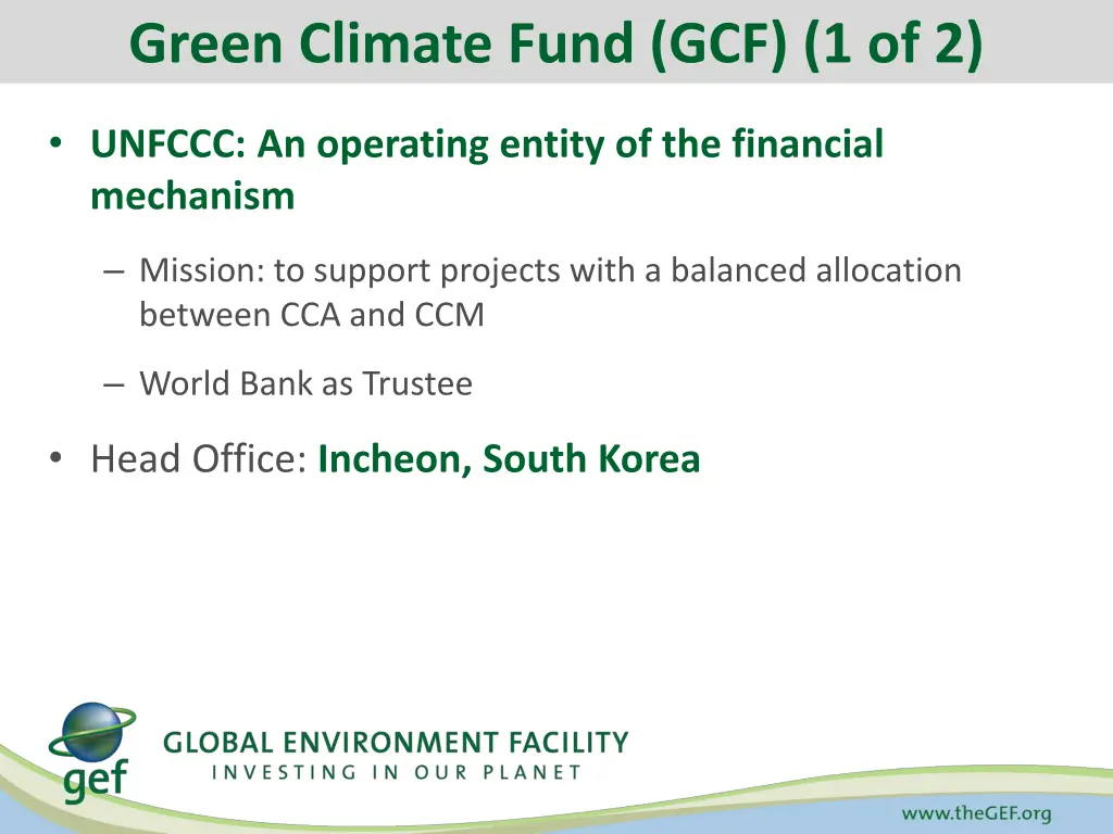 green climate fund gcf 1 of 2