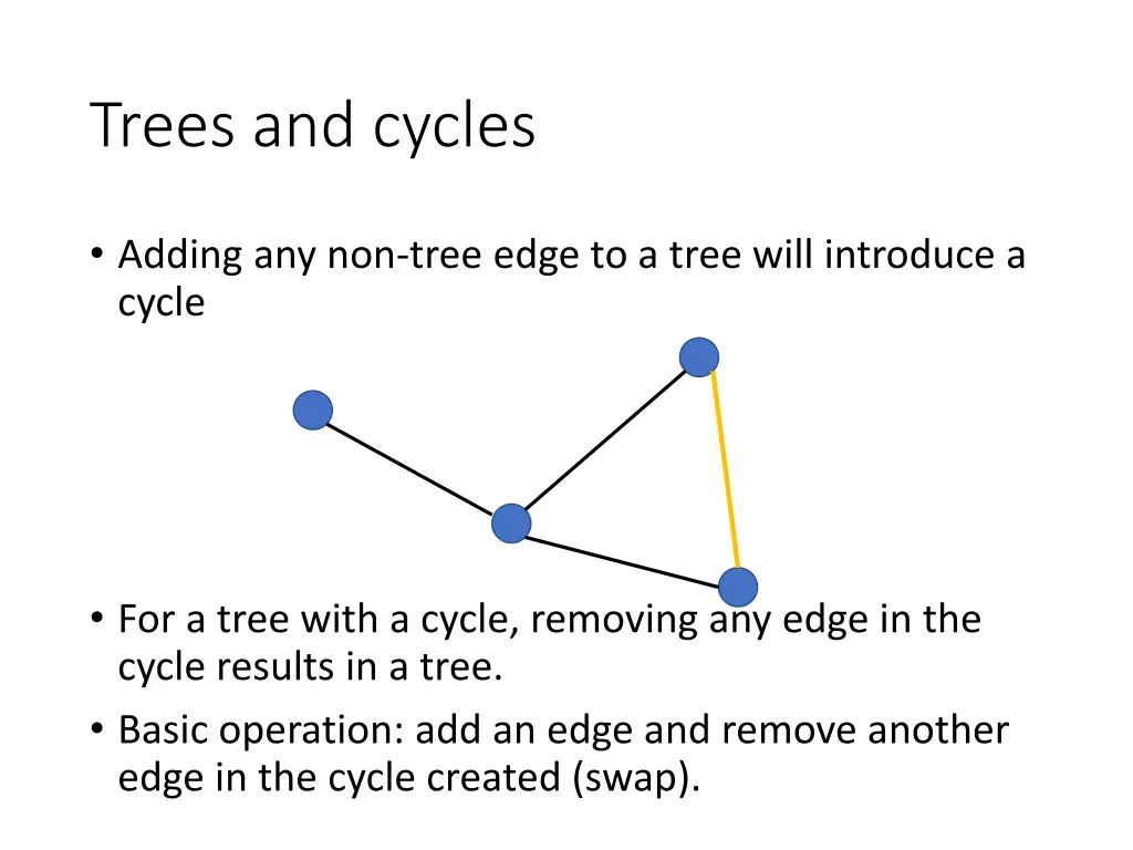 trees and cycles