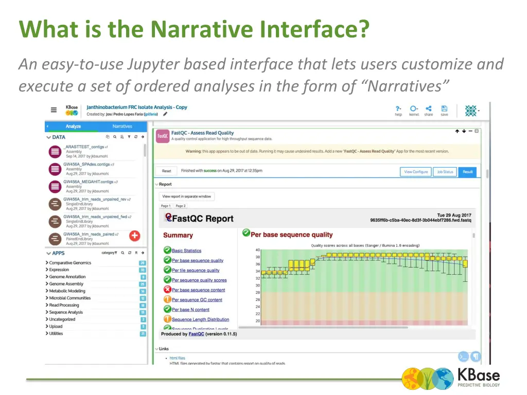 what is the narrative interface