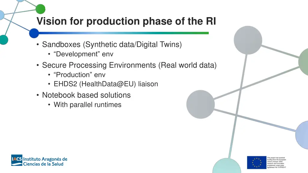 vision for production phase of the ri