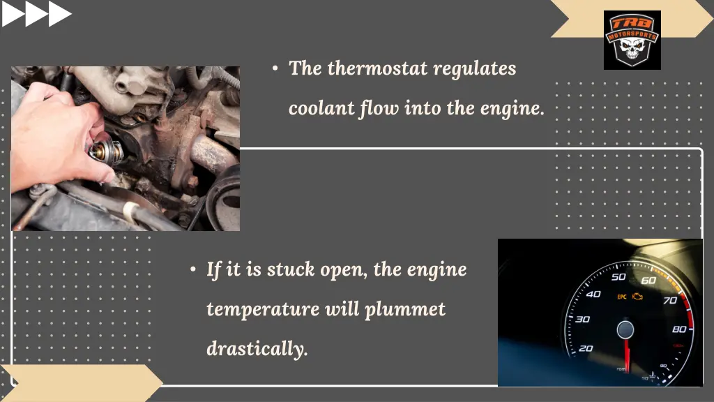 the thermostat regulates