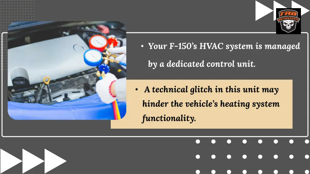 your f 150 s hvac system is managed