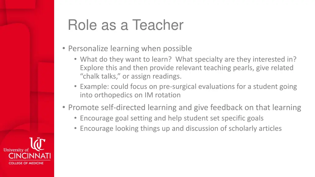 role as a teacher 3